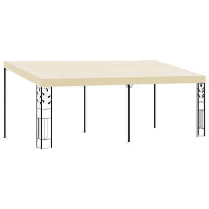 Vægmonteret Pavillon 4x3x2,5 M Cremefarvet - Variant 47999