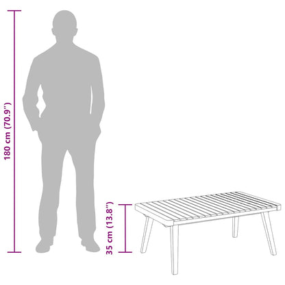 Havebord 90x55x35 Cm Massivt Akacietræ