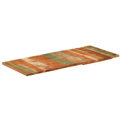 Rektangulær Bordplade 60x140 Cm 25-27 Mm Massivt Genbrugstræ - Billede 4