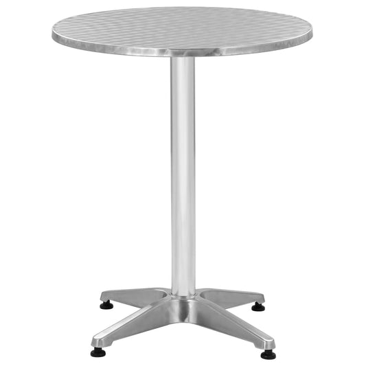 Havebord Aluminium Sølvfarvet