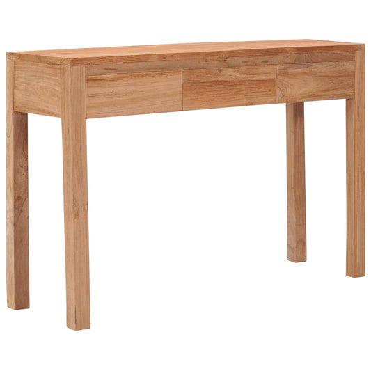 Konsolbord 110X35X75 Cm Massivt Teaktræ