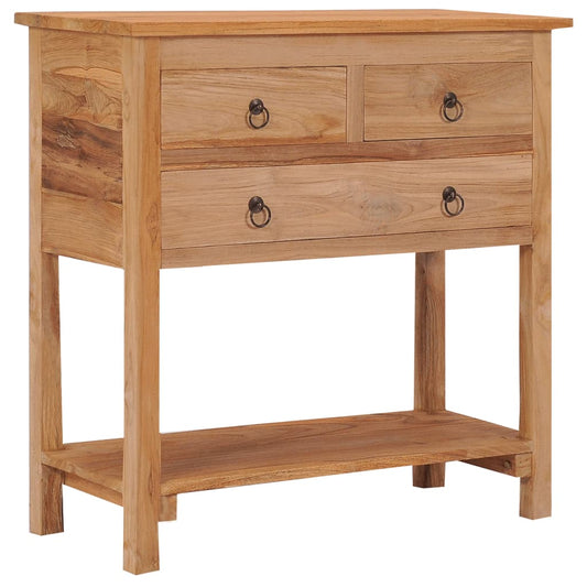 Skænk 78X35X80 Cm Massivt Teaktræ