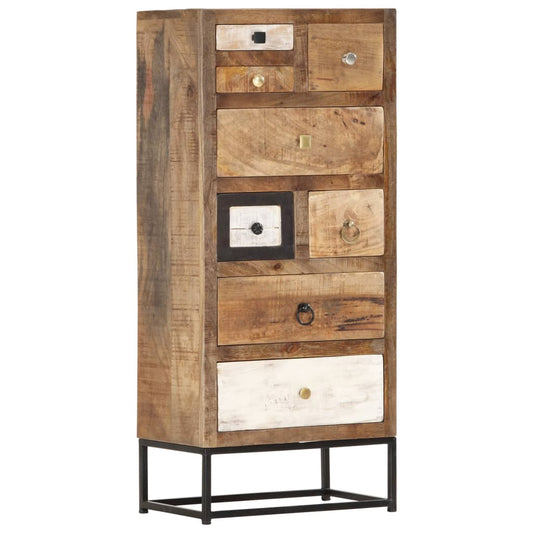 Kommode 45x30x105 Cm Massivt Genbrugstræ - Hovedbillede