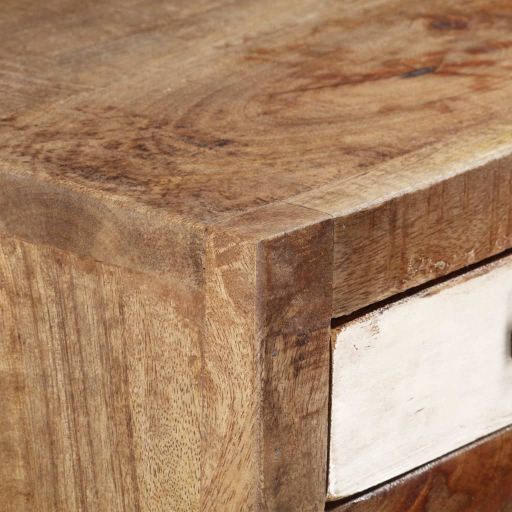 Kommode 45x30x105 Cm Massivt Genbrugstræ - Billede 6