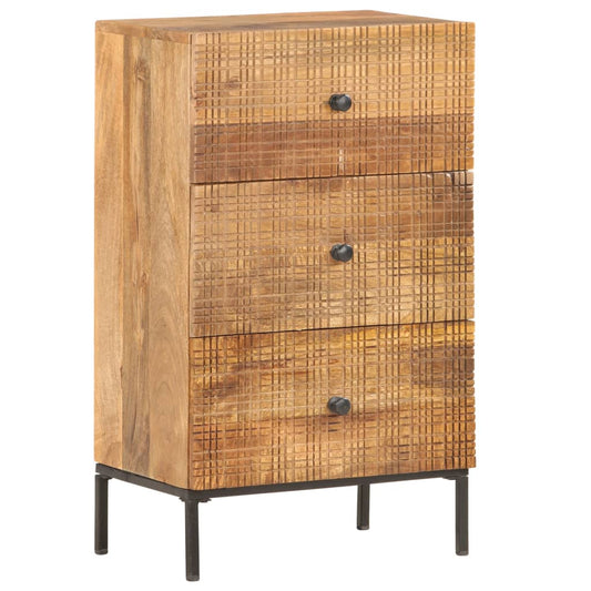 Skænk 45X30X75 Cm Massivt Mangotræ