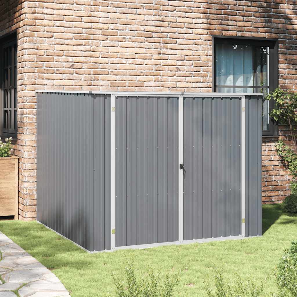 Haveskur 195x198x159 Cm Galvaniseret Stål - Variant 46254