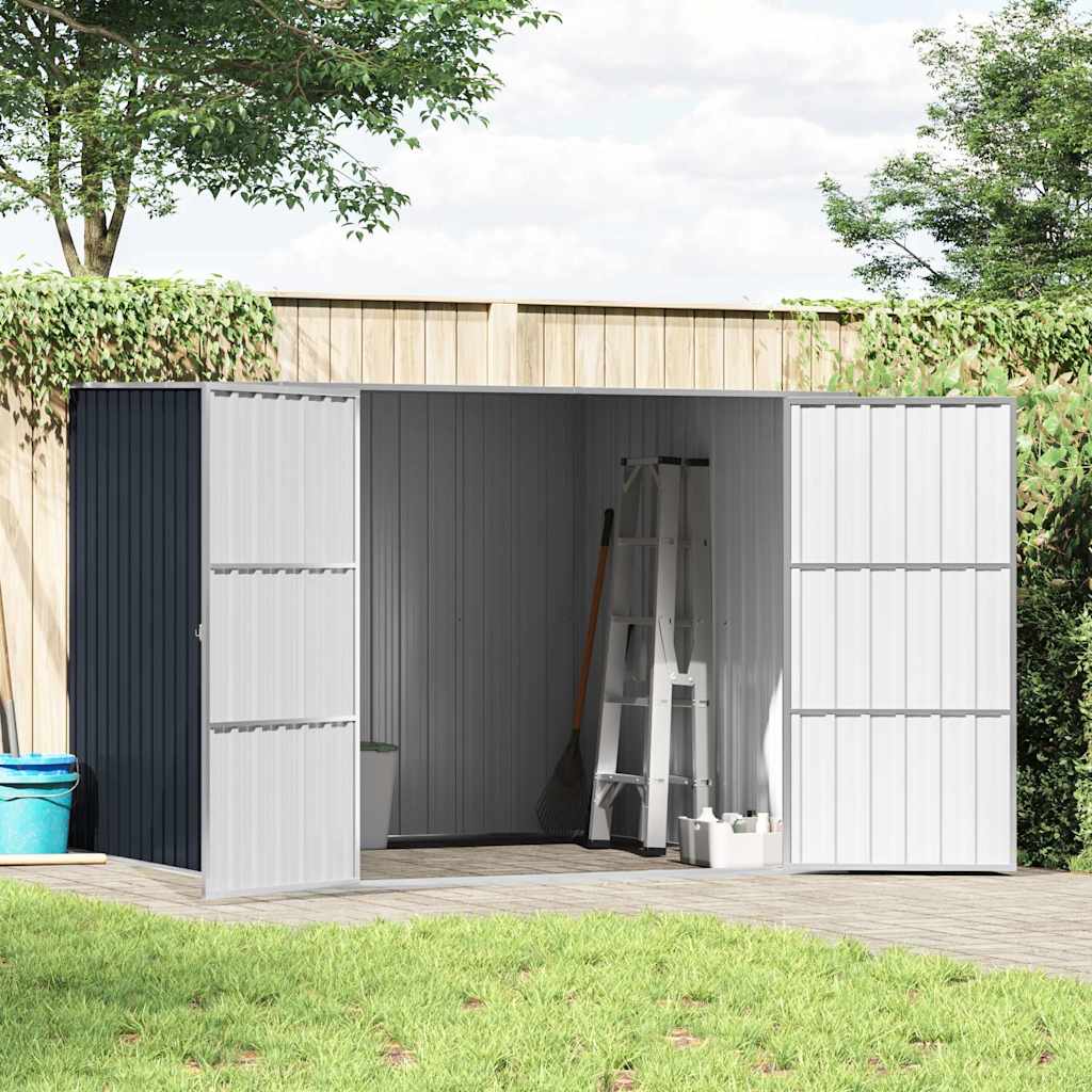 Haveskur 195x198x159 Cm Galvaniseret Stål - Billede 3