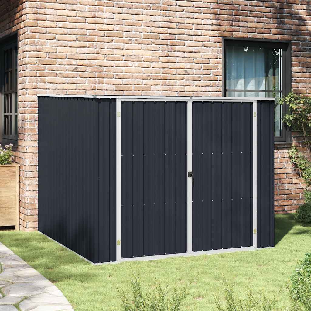 Haveskur 195x198x159 Cm Galvaniseret Stål - Hovedbillede