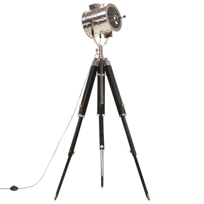Gulvlampe Med Trefod 165 Cm Massivt Mangotræ