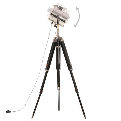 Gulvlampe Med Trefod 165 Cm Massivt Mangotræ