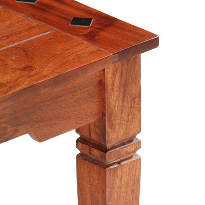 Sofabord 110x50x35 Cm Massivt Akacietræ - Billede 4