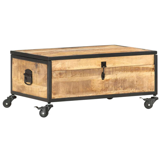 Sofabord 70x50x33 Cm Massivt Mangotræ - Hovedbillede
