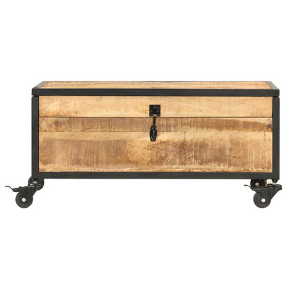 Sofabord 70x50x33 Cm Massivt Mangotræ - Billede 2