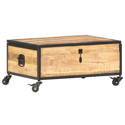 Sofabord 70x50x33 Cm Massivt Mangotræ - Billede 11