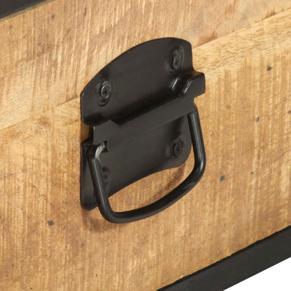 Sofabord 70x50x33 Cm Massivt Mangotræ - Billede 5