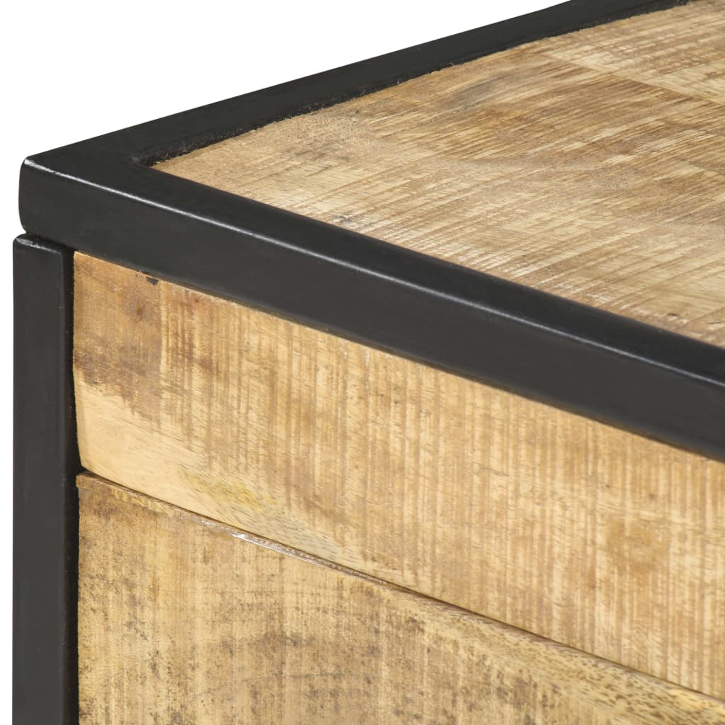 Sofabord 70x50x33 Cm Massivt Mangotræ - Billede 6