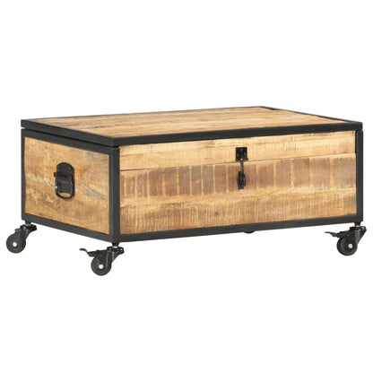 Sofabord 70x50x33 Cm Massivt Mangotræ - Billede 8