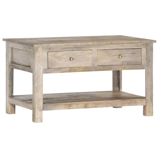 Sofabord 82X52X47 Cm Massivt Mangotræ
