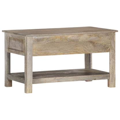 Sofabord 82X52X47 Cm Massivt Mangotræ