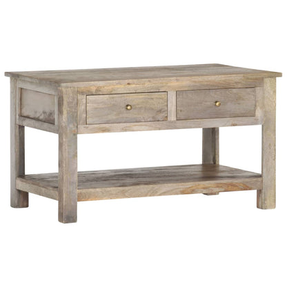 Sofabord 82X52X47 Cm Massivt Mangotræ