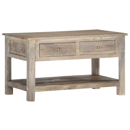 Sofabord 82X52X47 Cm Massivt Mangotræ