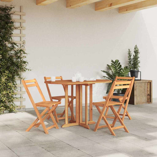 Foldbart Havebord Massivt Teaktræ