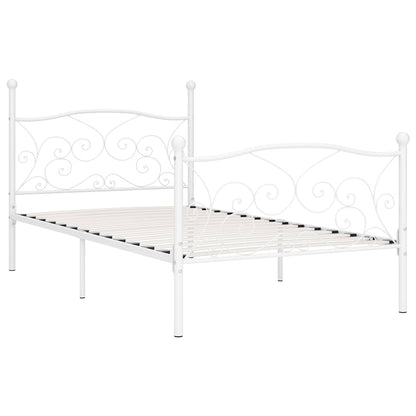 Sengestel Med Lamelbund Metal - Billede 2