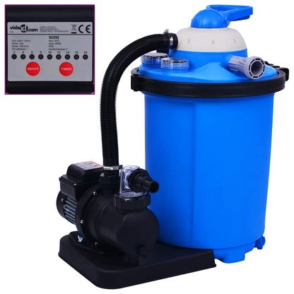 Sandfilterpumpe Med Timer 550 W 50 L - Hovedbillede