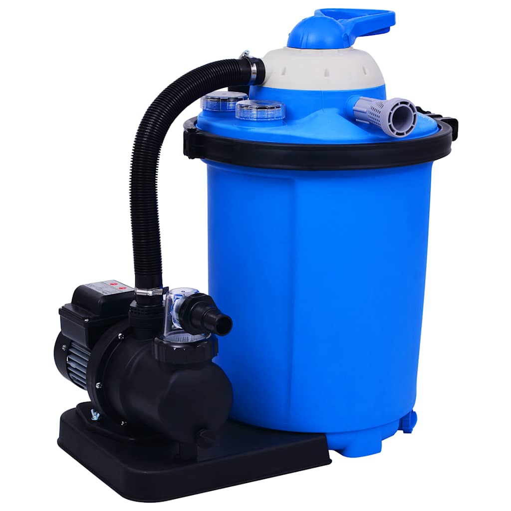 Sandfilterpumpe Med Timer 550 W 50 L - Billede 2