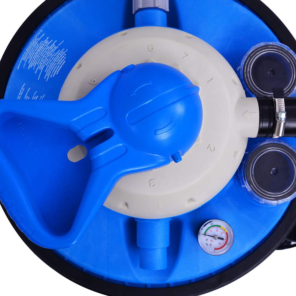 Sandfilterpumpe Med Timer 550 W 50 L - Billede 6