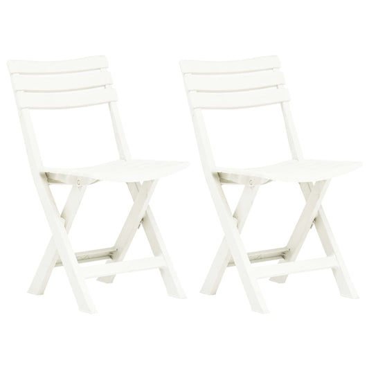 Foldbare Havestole 2 Stk. Plastik