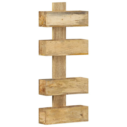 Væghængt Magasinholder 30X11X72 Cm Massivt Mangotræ