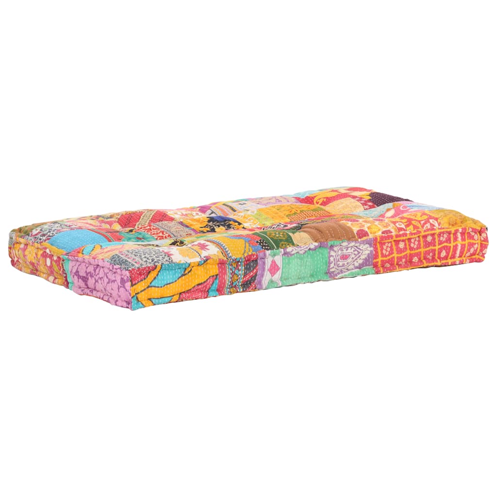 Hynde Til Pallesofa Stof Patchwork Flerfarvet - Billede 5