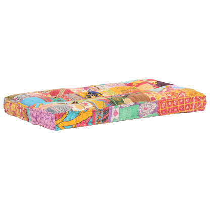 Hynde Til Pallesofa Stof Patchwork Flerfarvet - Billede 5