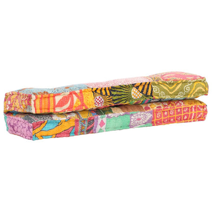 Hynde Til Pallesofa Stof Patchwork Flerfarvet - Billede 6