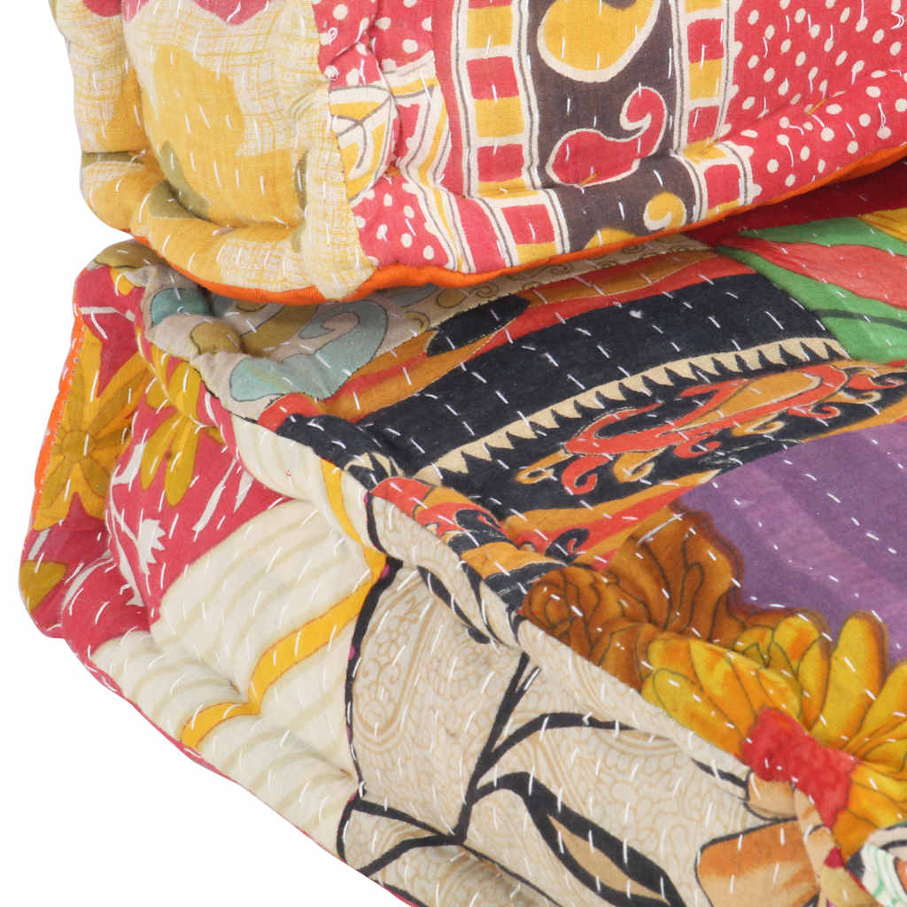 Hynde Til Pallesofa Stof Patchwork Flerfarvet - Billede 8