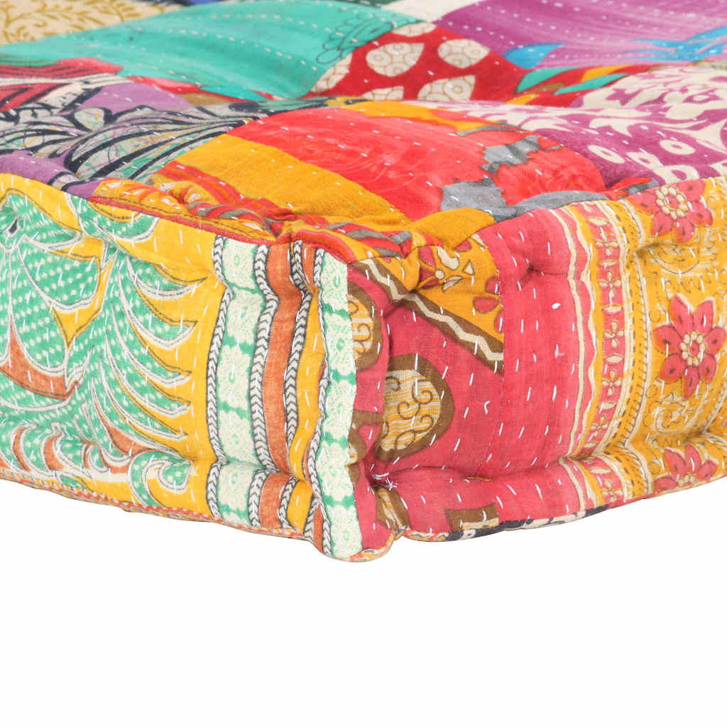 Hynde Til Pallesofa Stof Patchwork Flerfarvet - Billede 9