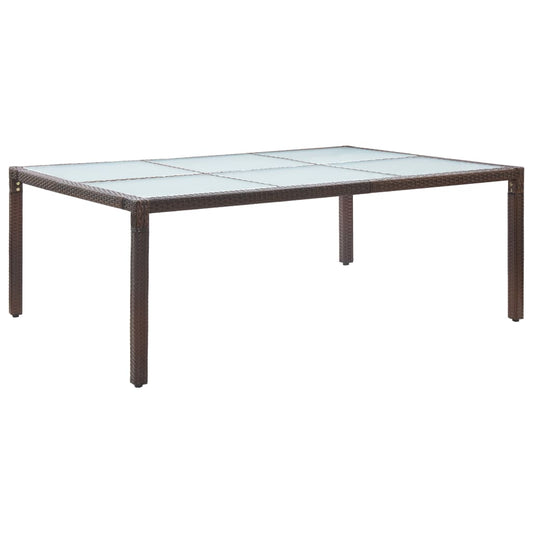 Udendørs Spisebord 200X150X74 Cm Polyrattan