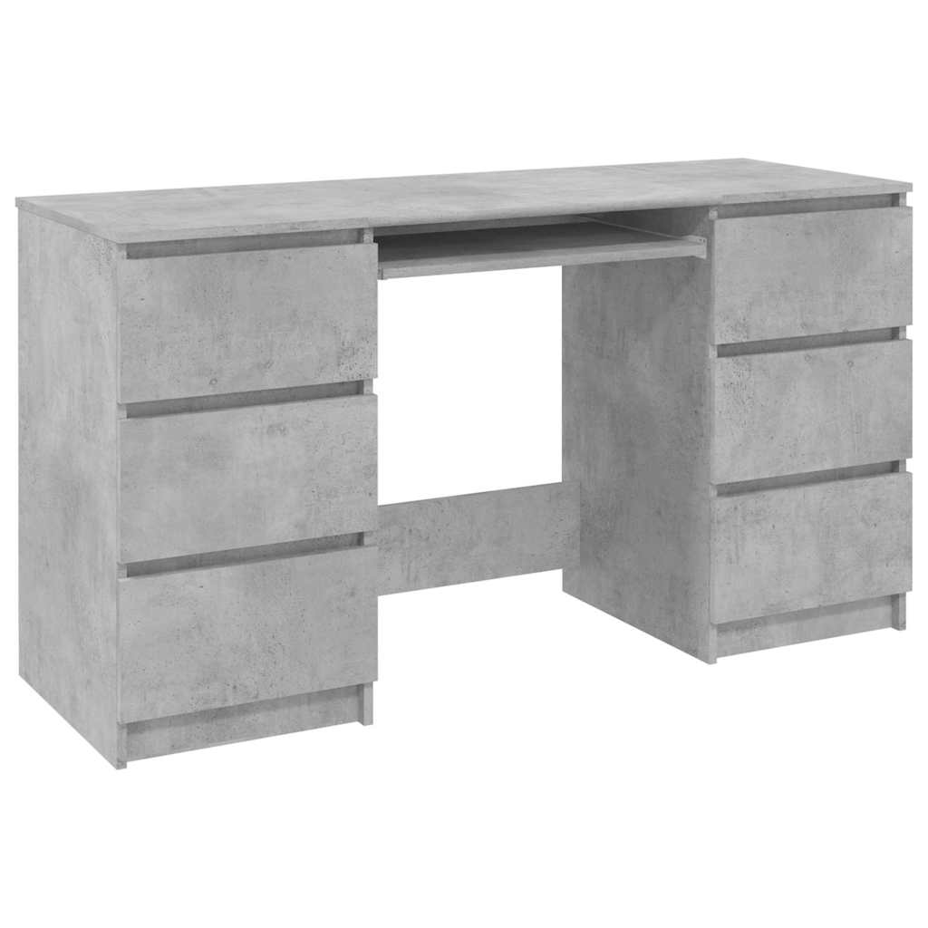 Skrivebord 140x50x77 Cm Konstrueret Træ - Billede 2