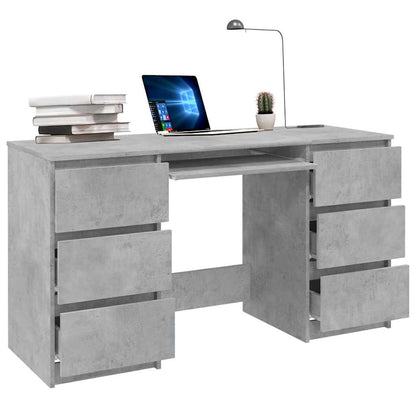 Skrivebord 140x50x77 Cm Konstrueret Træ - Billede 3