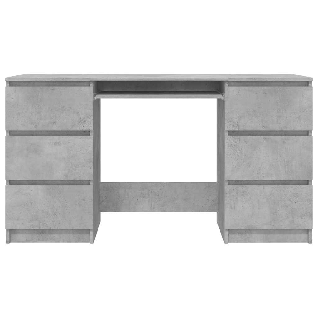 Skrivebord 140x50x77 Cm Konstrueret Træ - Billede 4