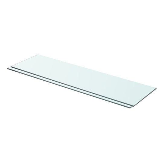 Hylder 2 Stk. Glaspanel Klar