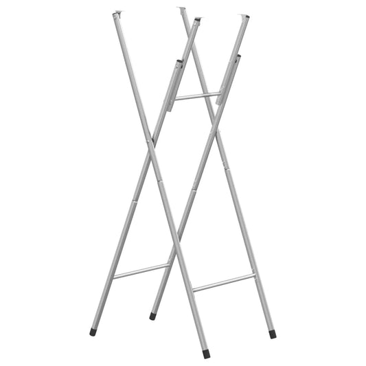 Foldbare Ben Til Barbord 45X53X108 Cm Galvaniseret Stål