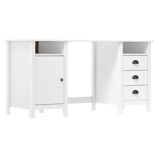 Skrivebord Hill 150X50X74 Cm Massivt Fyrretræ