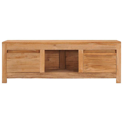 Tv-bord 100x30x35 Cm Massivt Teaktræ - Billede 2