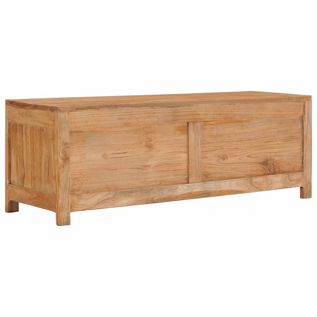 Tv-bord 100x30x35 Cm Massivt Teaktræ - Billede 4