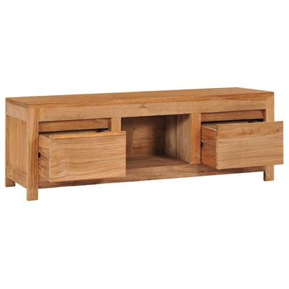 Tv-bord 100x30x35 Cm Massivt Teaktræ - Billede 5