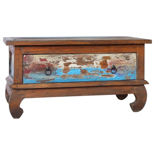 Sofabord 80X50X40 Cm Genanvendt Teaktræ