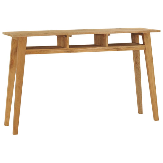 Konsolbord 120X35X75 Cm Massivt Teaktræ