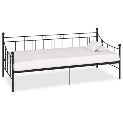 Stel Til Daybed 90x200 Cm Metal Sort - Hovedbillede
